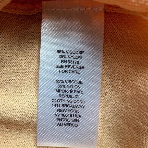 ELIE BY ELIE TAHARI NEW Grange Sherbet V-Neck Sweater NWT Size Small - Picture 8 of 8